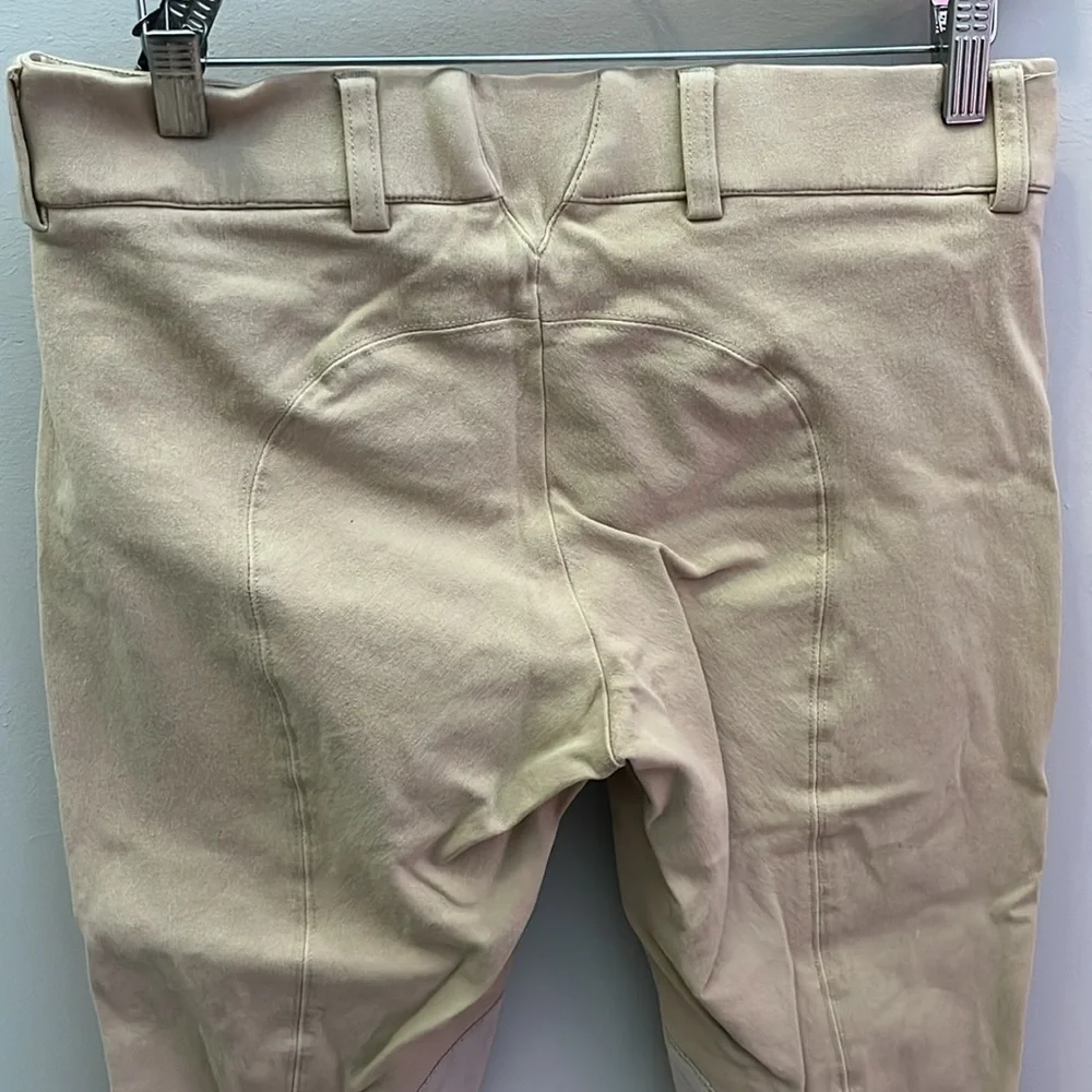 Ariat Equestrian Riding Pants Breeches Knee Patch Size 28 Cropped
